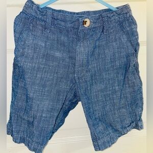 Wonder Nation boy’s Denim Blue Flat Front Shorts
